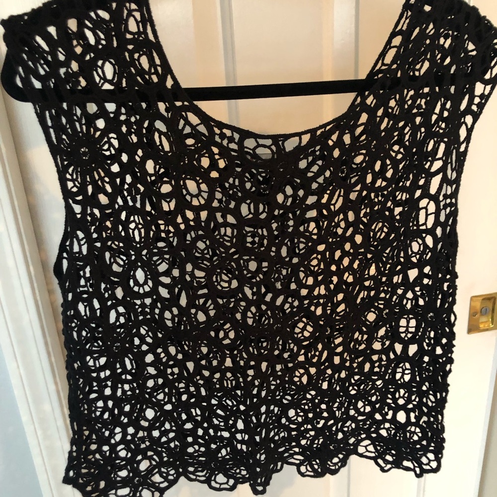 Happiness in the present knit top